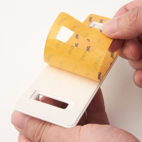 10563711 Вешалка с 3 крючками, самоклеящийся/белый