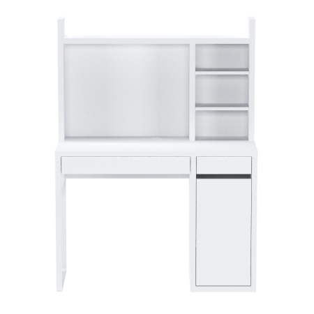 02399 Надстройка для стола письменного, белый, 105х65х17 см