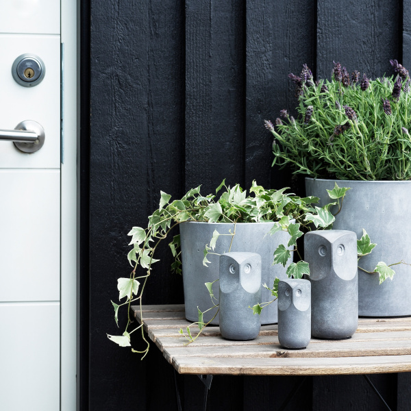 30459817 Набор украшений, 3шт, сова/серый