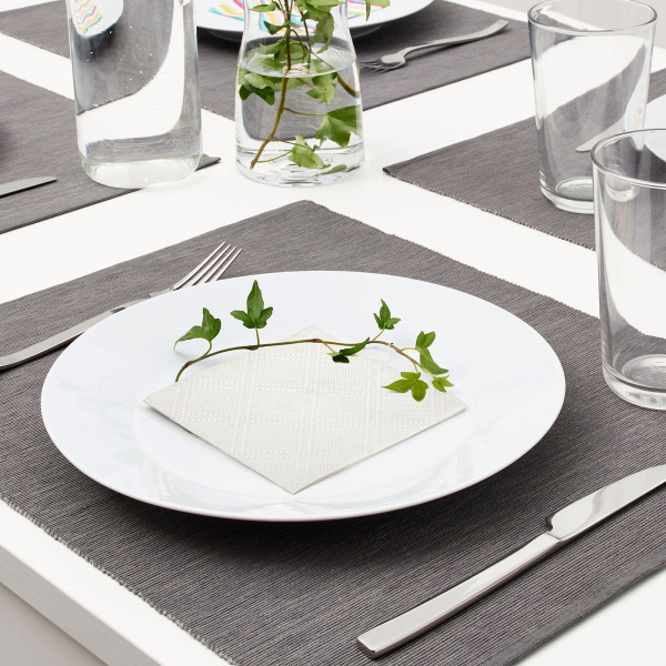 00088700 Салфетка бумажная, белый, 4x24 см, 100 шт