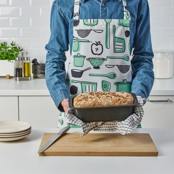 10556292 Форма для выпечки, антипригарное покрытие, темно-серый, 1.9 л