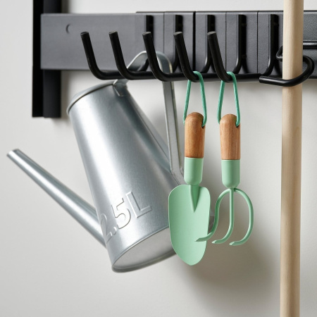 80612483 Садовый набор, 2 предмета (грабли и лопатка), береза/светло-зеленый