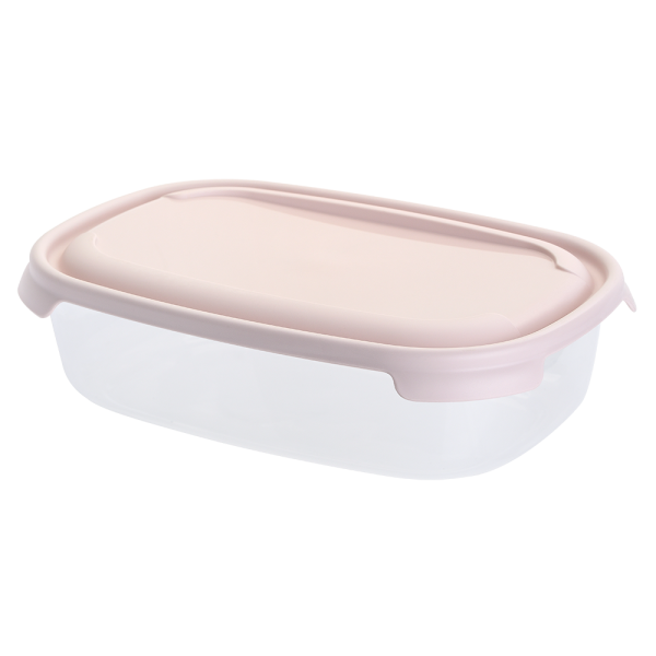 P1FP012 Контейнер пластиковый прямоугольный с крышкой, разноцветный, 3 л