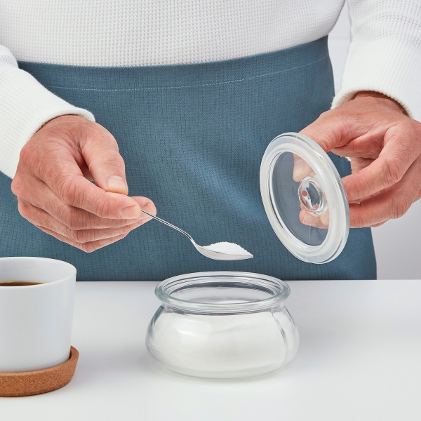 40291926 Банка с крышкой, прозрачное стекло, 0.3 л