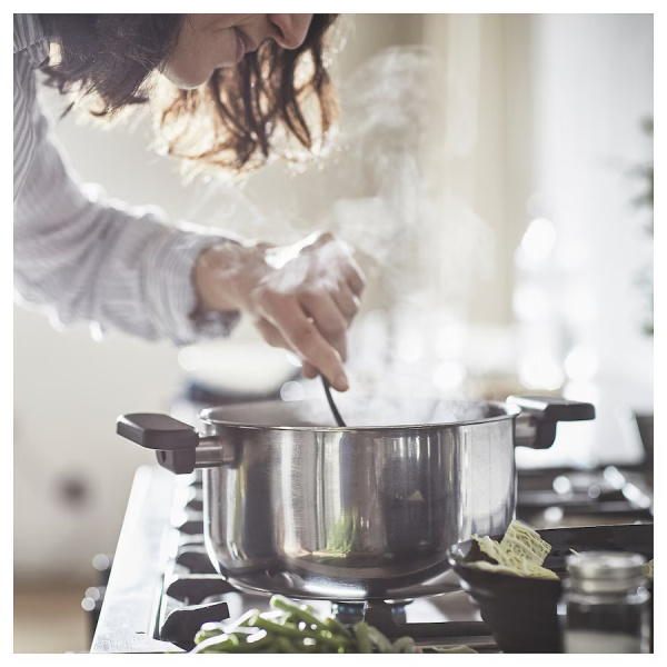 20463711 Кастрюля с крышкой, стекло / нержавеющая сталь, 3 л