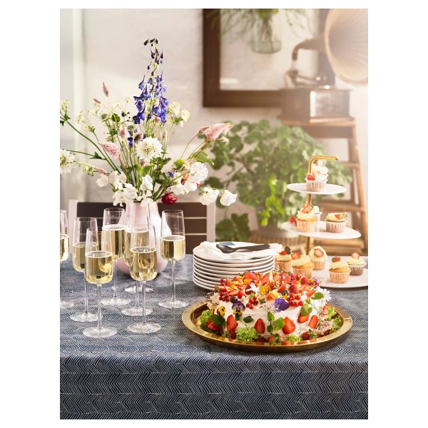 30362448 Бокал для шампанского, прозрачное стекло, 25 сл