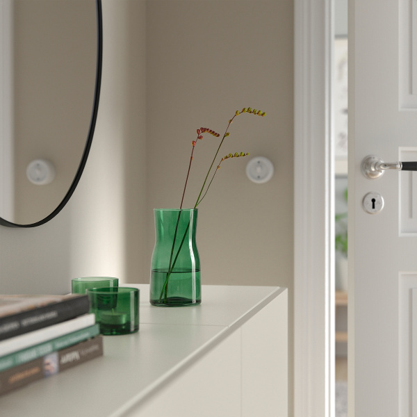 20562773 Ваза, зеленый, 17 см