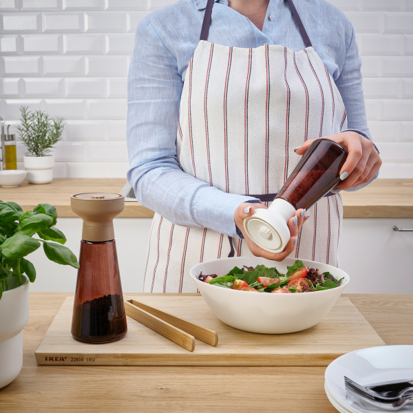 40523460 Мельница для специй, стекло/коричневый,19 см, 2 шт