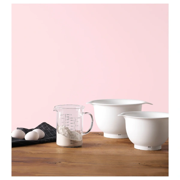 50421791 Набор мисок для взбивания,2 штуки, белый