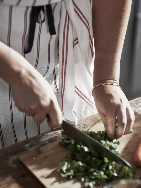 00484007 Полотенце кухонное, красный, 45x60 см