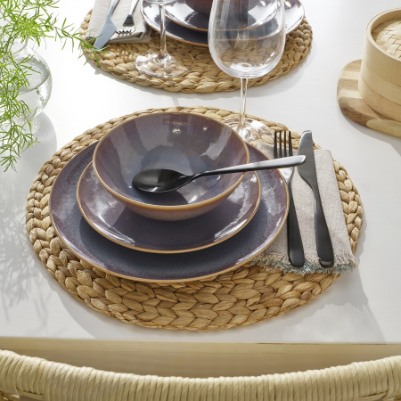 60600419 Тарелка десертная, сиреневый, 20 см