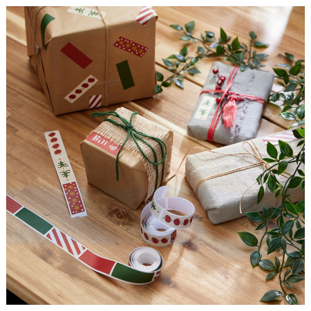 90560898 Наклейки, Рождественские темы, 2 рулона