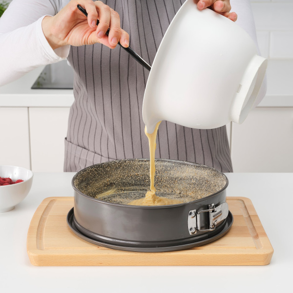 80456680 Форма со съемным дном, серый, 27 см