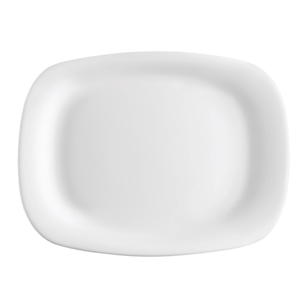 431242-6 Набор сервировочных тарелок, белый, 21.5х16.5 см