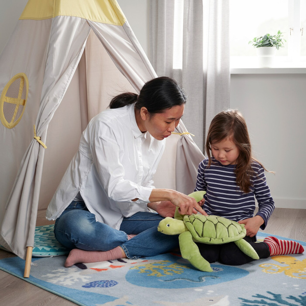 50522101 Мягкая игрушка, черепаха / зеленый, 44 см