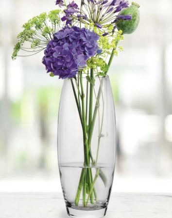 50019190 Ваза, прозрачный, 26 см