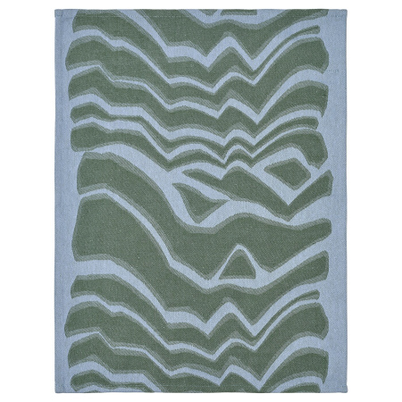 00544718 Полотенце, синий / зеленый, 45x60 см