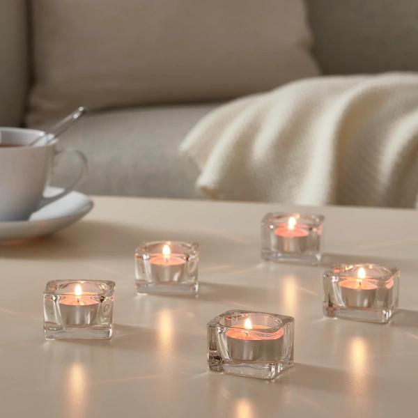 30482554 Свеча греющая аромат., вишневый/ярко-розовый, 30 шт.