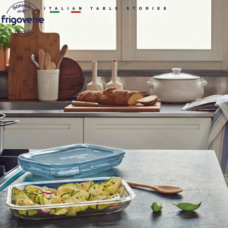 389119-MFI Контейнер для продуктов, прямоугольной формы/серый, 0,77 л, 23 х 18 см