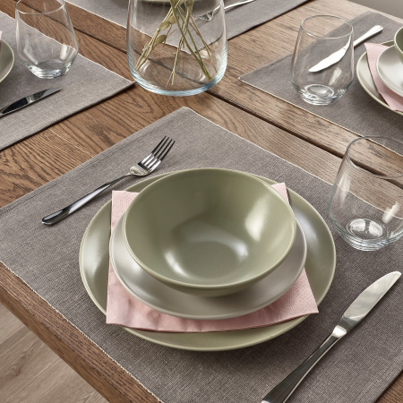 20527968 Салфетка под приборы, серый, 35x45 см