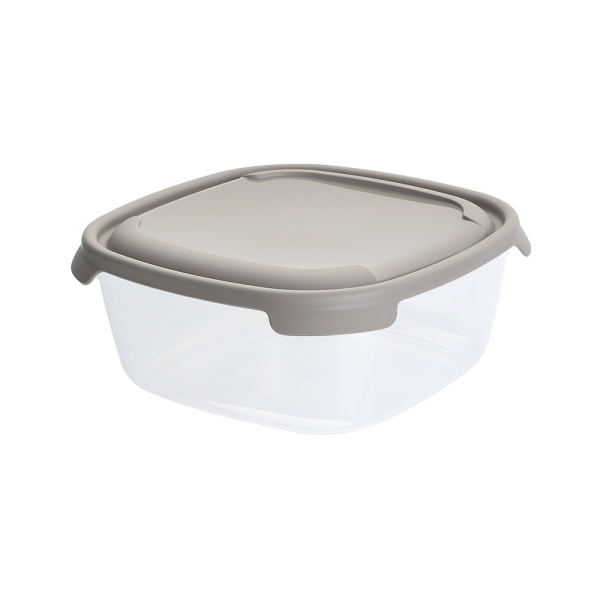 P1FP018 Контейнер пластиковый прямоугольный с крышкой, разноцветный, 2 л