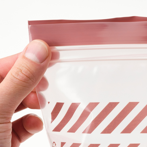 40564752 Пакет закрывающийся, полоска/красный/коричневый, 0.3 л,  25 шт.