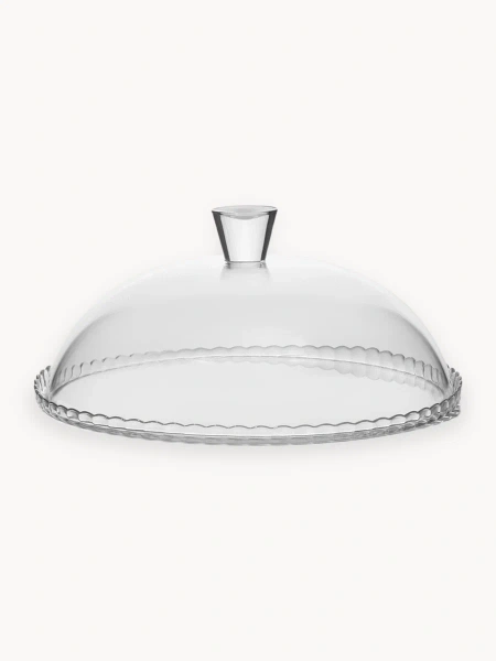 95198 Блюдо сервировочное с крышкой, прозрачный, 32 см