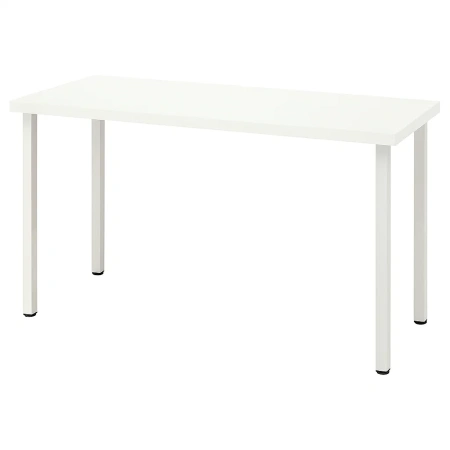 00449 Стол письменный, белый, 1/ТТ, 120x75x55 см