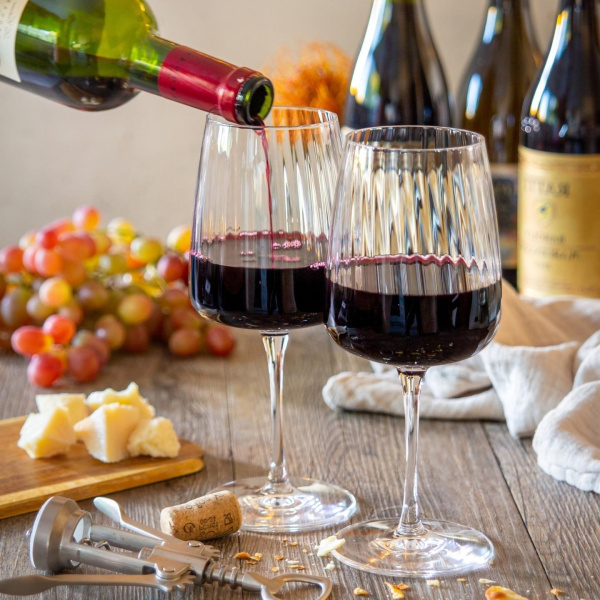 349788-1 Бокал для вина, прозрачное стекло, 535 мл