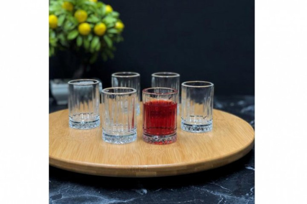 50064705 Стопка/рюмка, прозрачное стекло, 60 мл, 4 шт