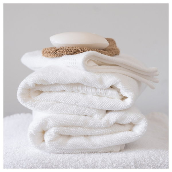 80598104 Ароматическая свеча в стакане, аромат свежего белья/белый, 20 ч