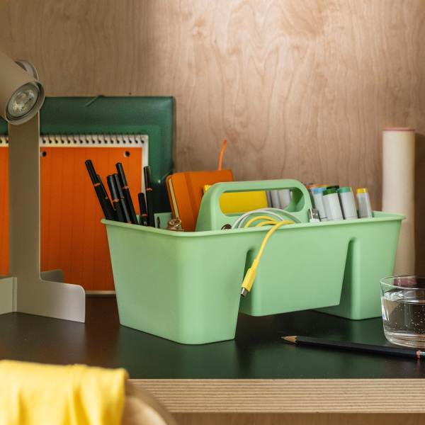 10598193 Органайзер настольный, яркозеленый, 32x18x16 см