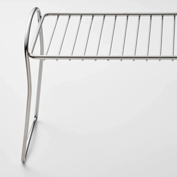 60473869 Посудная сушилка-полка, нержавеющ сталь, 13x32 см