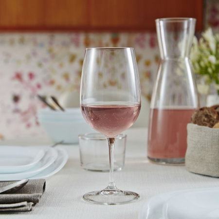 320752-6 Набор бокалов для вина, прозрачное стекло, 400 мл, 6 шт