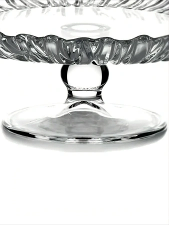 95832 Блюдо сервировочное на ножке, прозрачный, 31.5 см