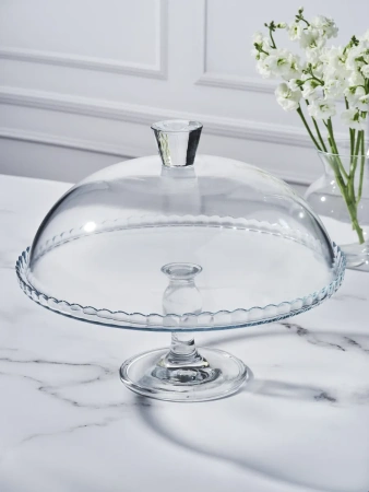 50020771 Блюдо сервировочное с крышкой на ножке, 32 см