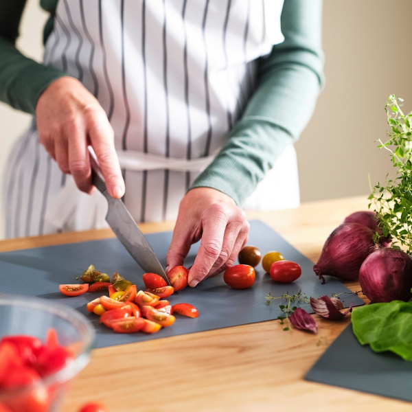 50613016 Гибкая разделочная доска,  темно-зеленый/серо-бирюзовый, 28x36 см, 2 шт.