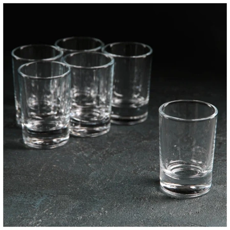 50036101 Стопка / рюмка, прозрачное стекло, 60 мл