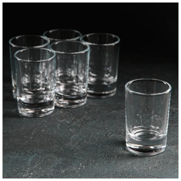 50036101 Стопка / рюмка, прозрачное стекло, 60 мл