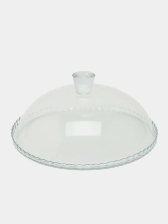 95198 Блюдо сервировочное с крышкой, прозрачный, 32 см