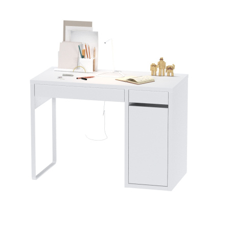 02375 Стол письменный, белый, 105x75x50 см