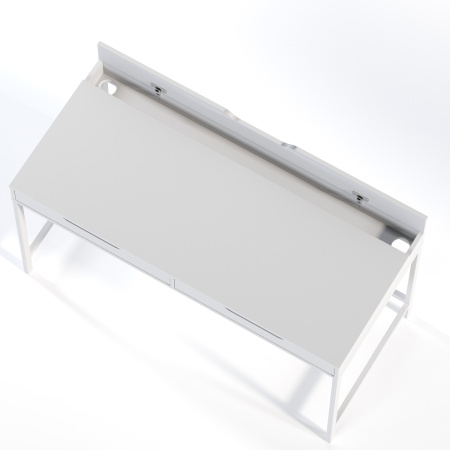 01439 Стол письменный, белый, 132x58x76 см