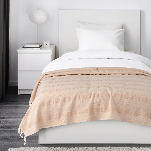 00499829 Плед, бежевый, 130x170 см