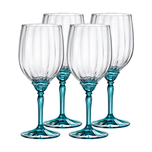 199419-4 Набор бокалов для красного вина, прозрачное стекло, Lucent Blue, 535 мл, 4 шт