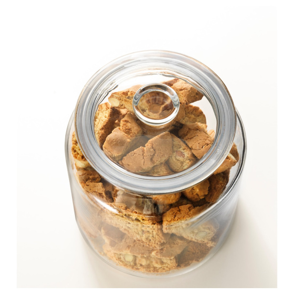 00291928 Банка с крышкой, прозрачное стекло, 1.9 л