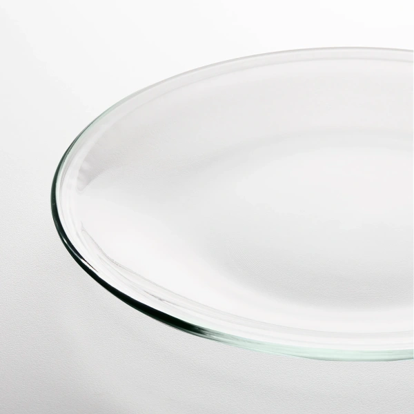 50188071 Тарелка глубокая, прозрачное стекло, 19 см
