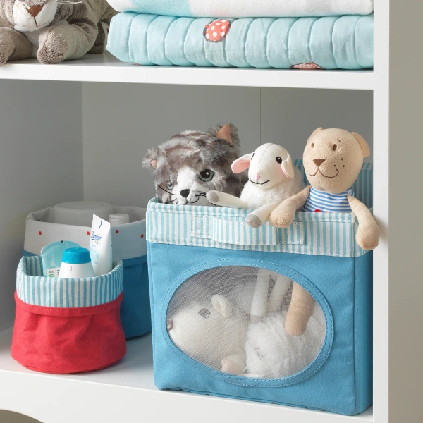 20421325 Коробка, синий, 25x37x22 см