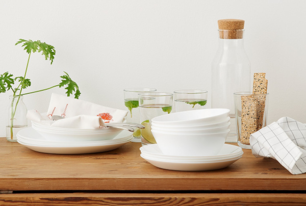 80258915 Миска, белый, 15 см