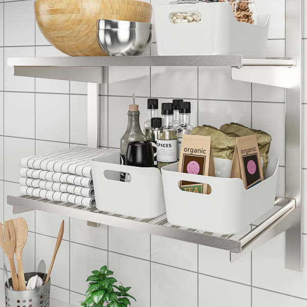 20546467 Контейнер, белый, 24x17 см