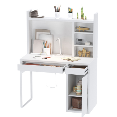 02375 Стол письменный, белый, 105x75x50 см